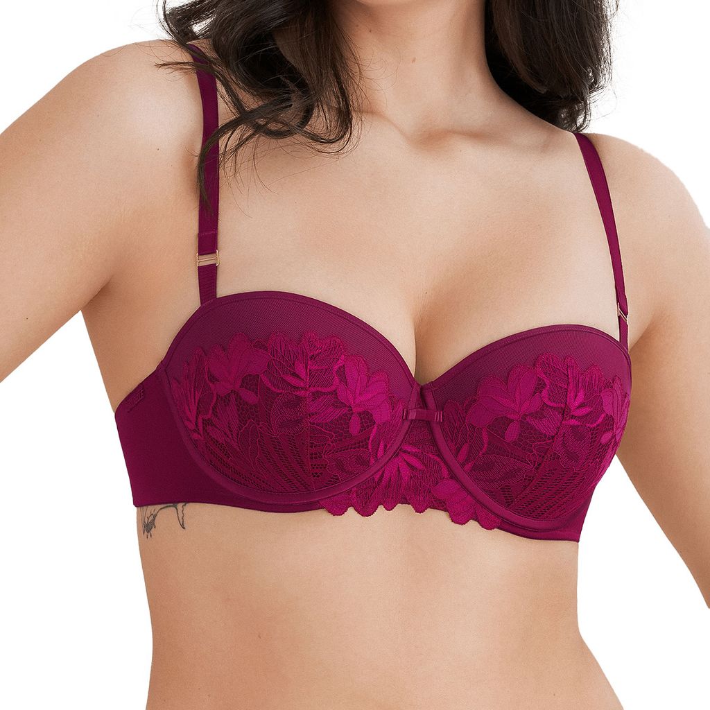 Conturelle Florentine Balconette-BH Florale Spitze, Soft Cups mit Bügel, Angenehmer Halt