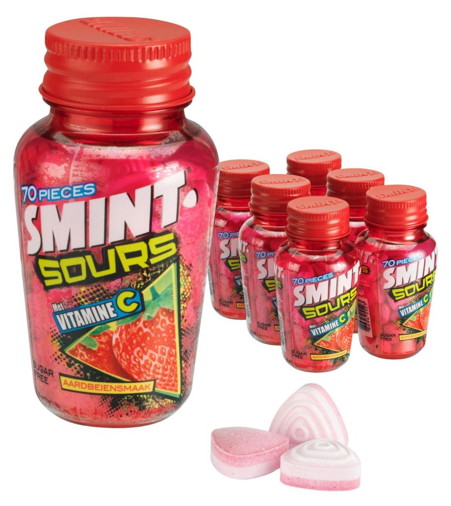 Smint – kyslé jahody – 6x 70 g Obrázok produktu 