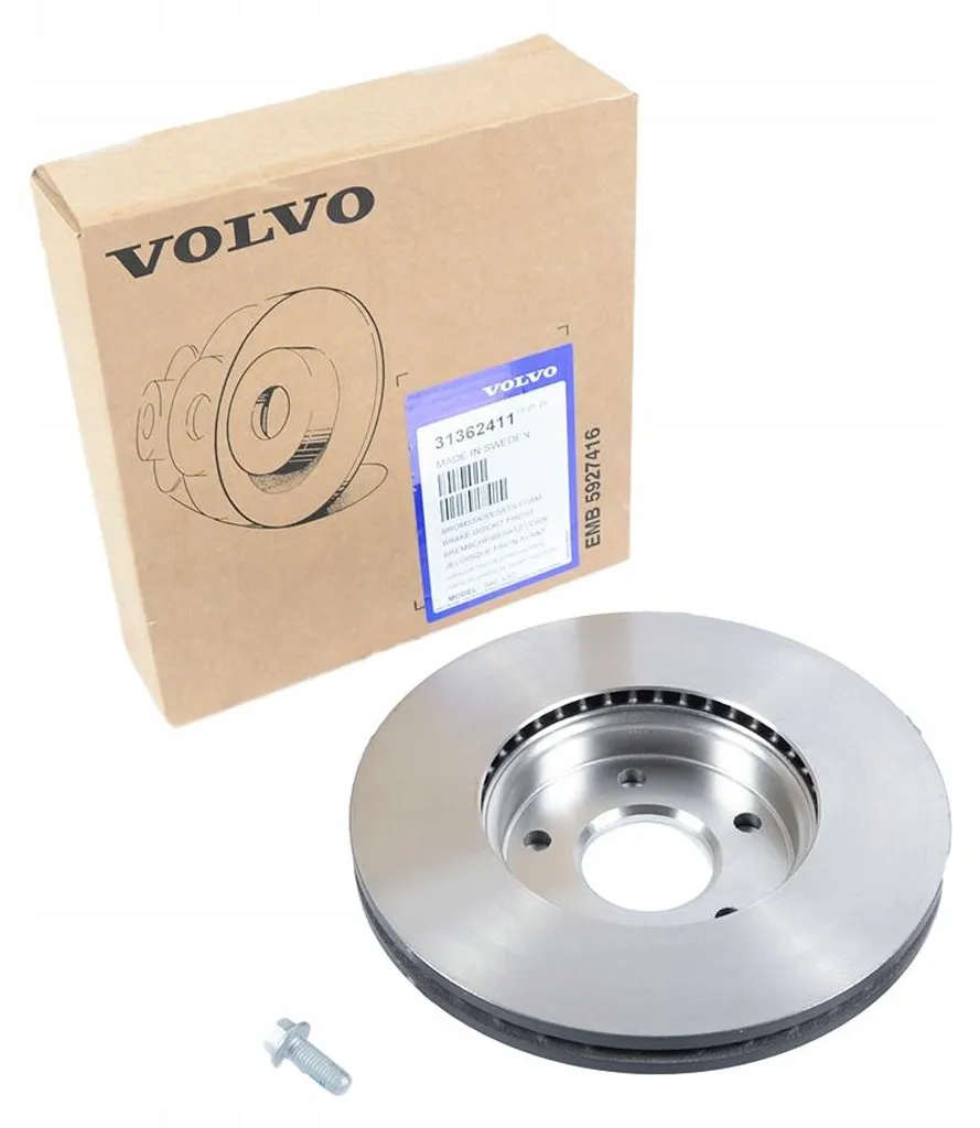 Éliminez les Vibrations : Disques Frein Volvo C30 278mm Origine 31362411