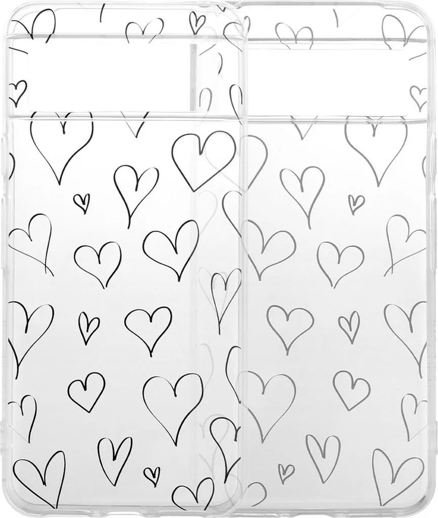 Custodia Protettiva Google Pixel 8 imoshion Hearts - Cover Anti-Graffio