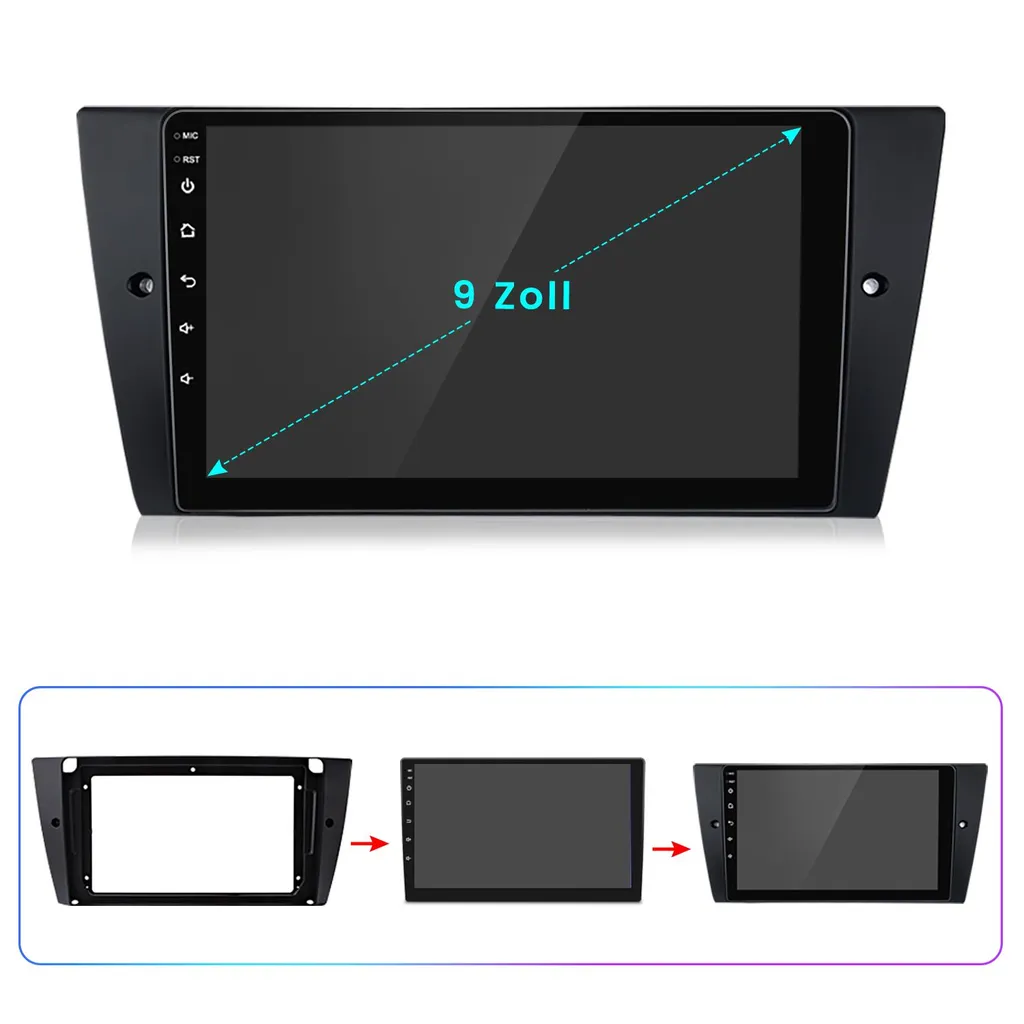 Sistema Infotainment 9" BMW Serie 3 E90 - Android 64GB CarPlay - 7