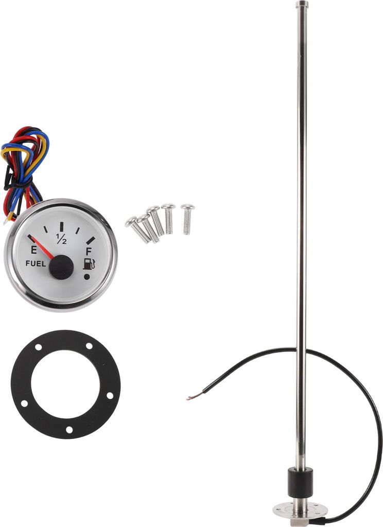 25" Kraftstoff-Sendeinheit und Messgerätesatz Boot Kraftstoff-Sendeinheit Marine Kraftstoff-Sender Einheit Metall 1 Satz 240-33 Ohm