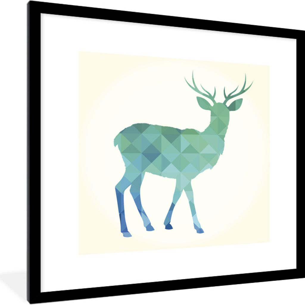 MuchoWow® Gerahmtes Poster Eine abstrakte Illustration Produktbild 