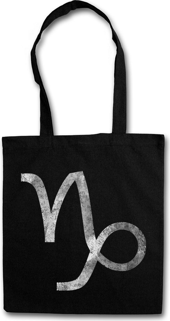 Urban Backwoods Zodiac Sign Capricornus, Stofftasche, Farbe: Schwarz