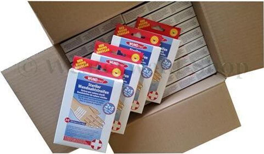 WUNDmed® 02-090 WUNDmed® Pflaster Wundnahtstreifen 02-090 Obrázok produktu 