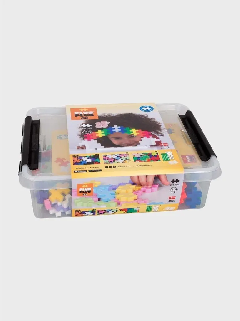 Jeu de construction Plus-Plus 3413 : 200 briques colorées dès 12 mois
