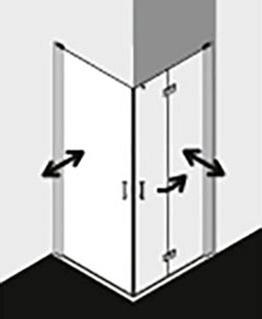 Kermi DI1EL09018VYK Eck-Halbteil links DIGA 1EL 0900x