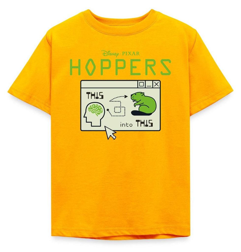 Spreadshirt Hoppers Von Mensch Zu Biber Und Zurück Kinder T-Shirt, 122/128 (7-8 Jahre), Gold