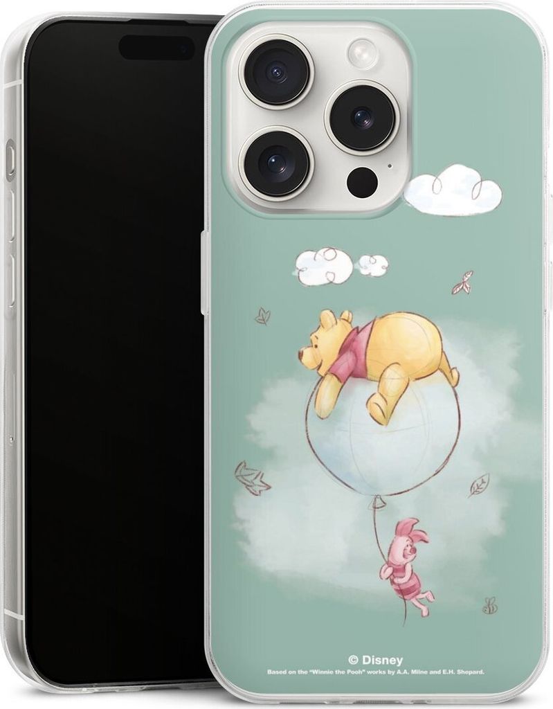 DeinDesign Slim Hülle für Apple iPhone 15 Pro Silikon Case Ultra Dünn Handyhülle Bär Disney Winnie Puuh