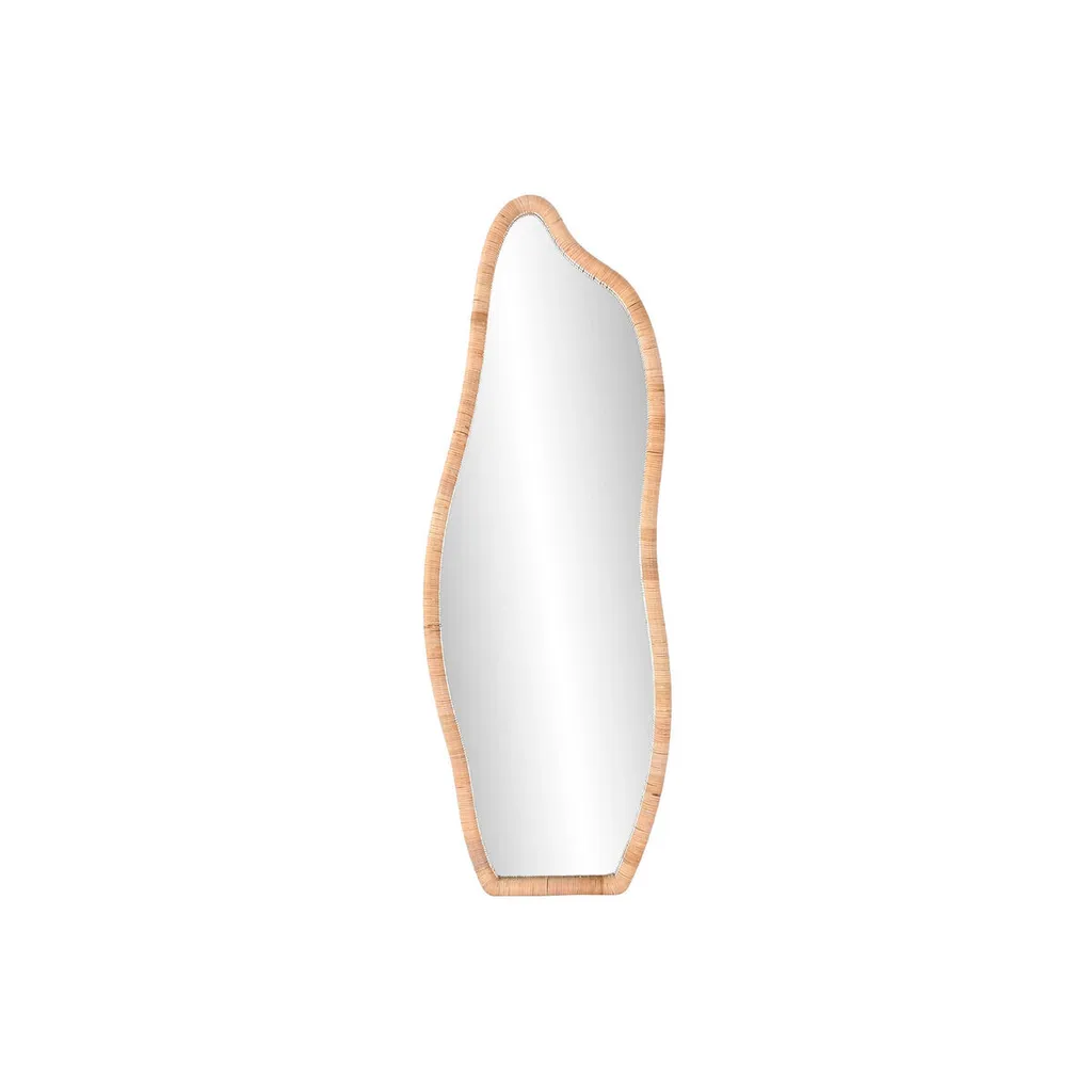 Miroir mural bohème chic rotin naturel pour entrée Home Esprit 150cm