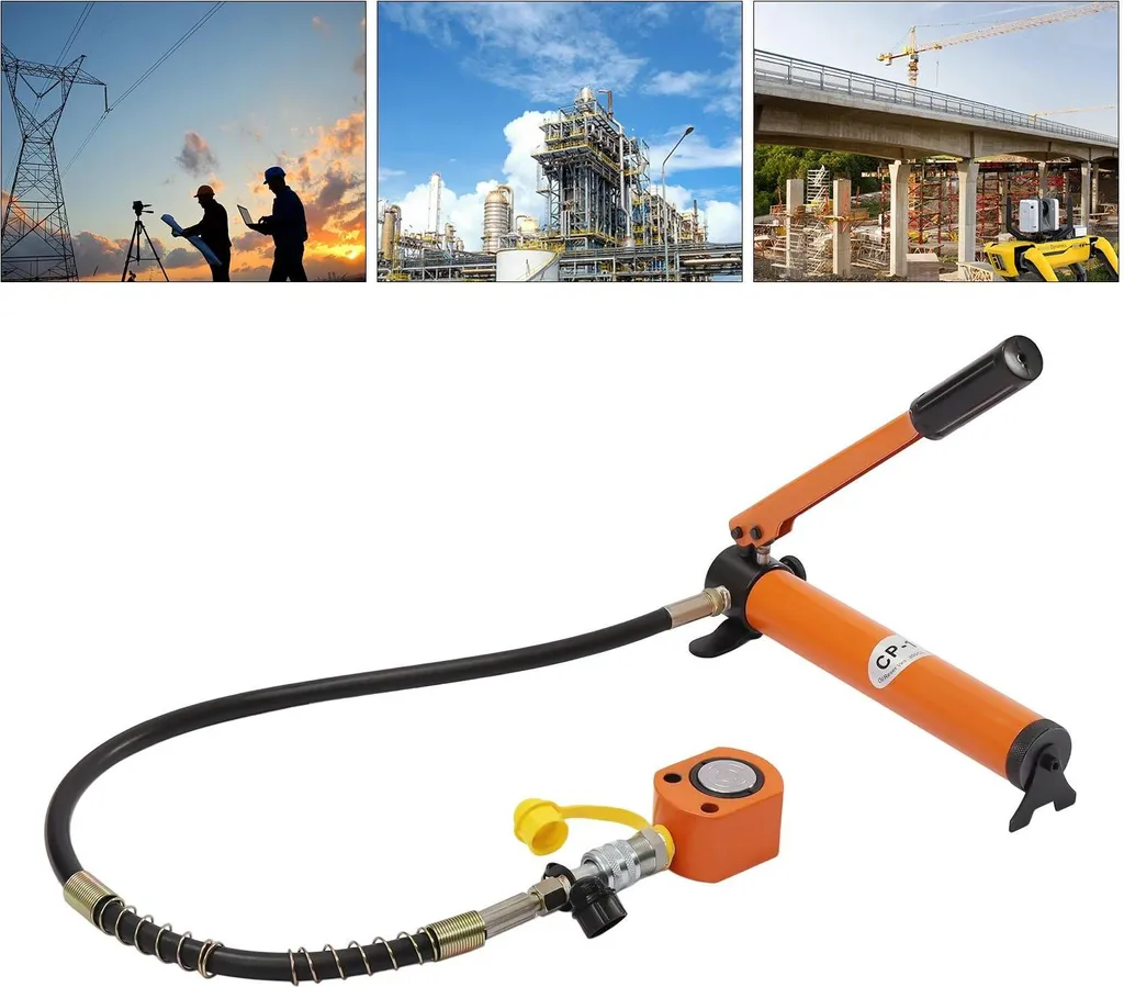 Vérin Hydraulique Extra Plat 10t pour Déblocage en Espace Exigu