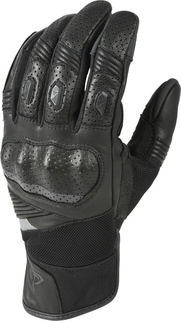 DIFI Rallye Air 2 perforierte Motorrad Handschuhe, schwarz, XL