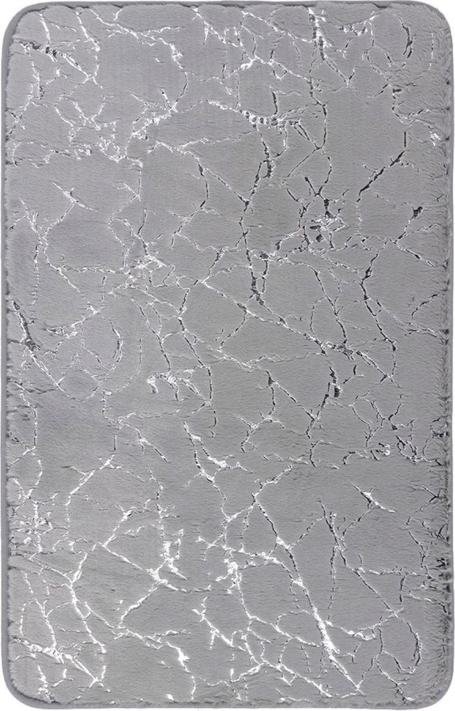 dywanik łazienkowy 60x100 cm Rabbit shine - szary Zdjęcie produktu 
