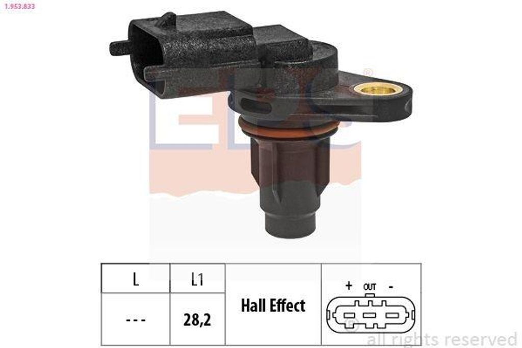 EPS Nockenwelleposition Sensor für HYUNDAI Kona (OS) Nockenwellen 1.953.833