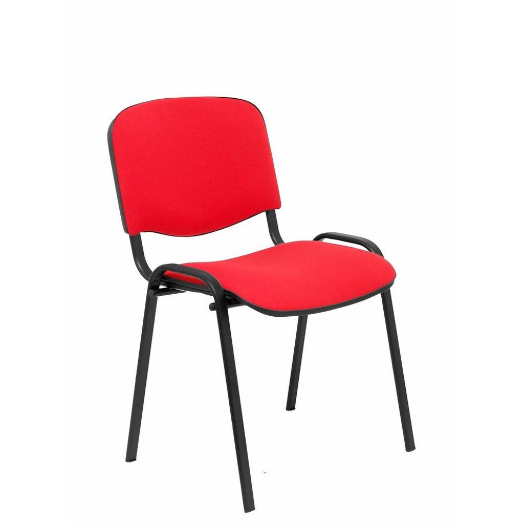 PIQUERAS Y CRESPO Alcaraz, Einzelbild, Gepolsterter, ausgestopfter Sitz, Gepolsterte Rückenlehne, Rot, Rot, Schwarz