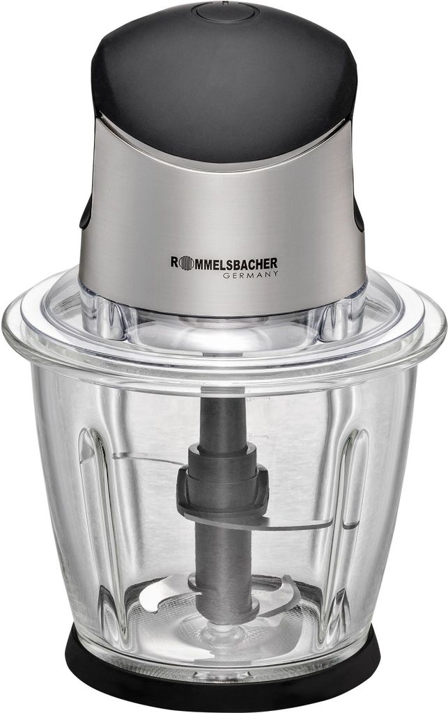 ROMMELSBACHER Tritacarne 500W 1,5L Contenitore in vetro. Immagine del prodotto 