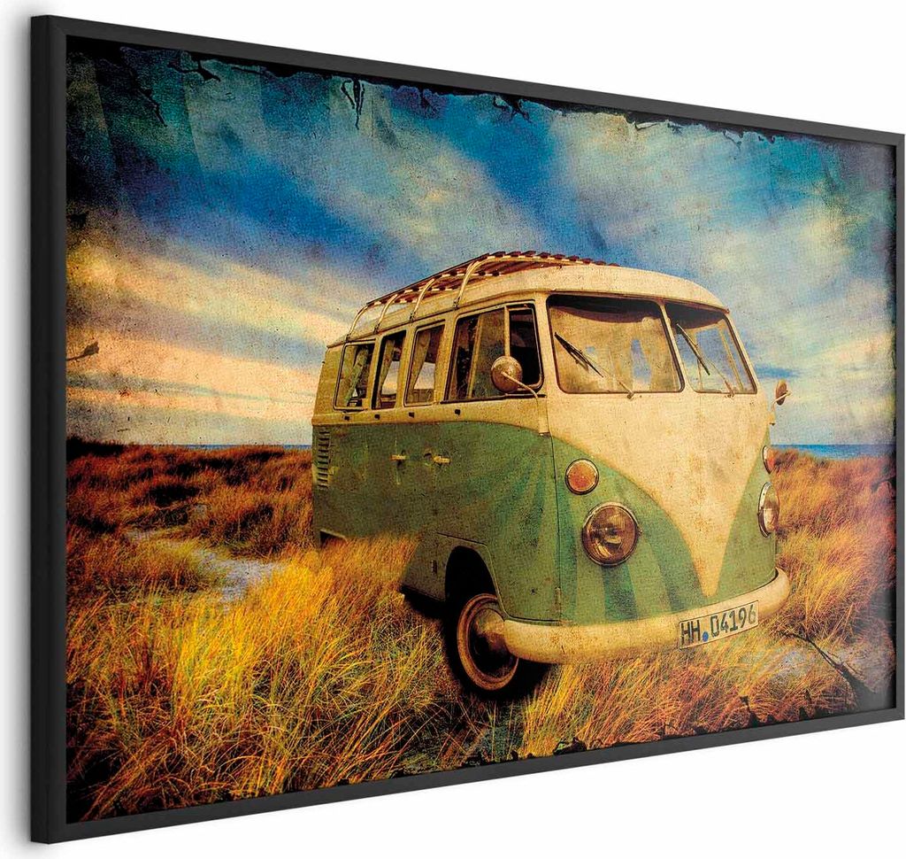 Posterpapier Poster - Retro Bus 90x60 cm Menschen i-C-0137-ao-a