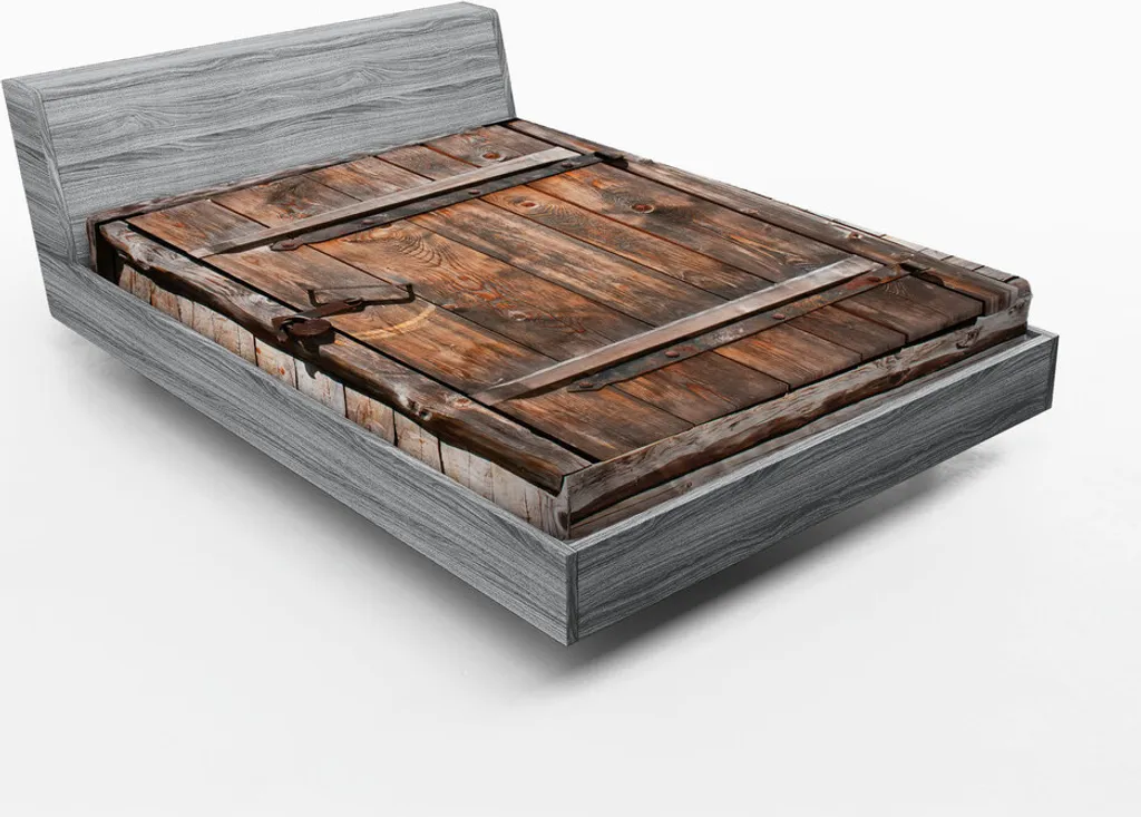 Lenzuolo Angoli ABAKUHAUS Legno Rustico 180x200 - Morbido e Senza Stiro