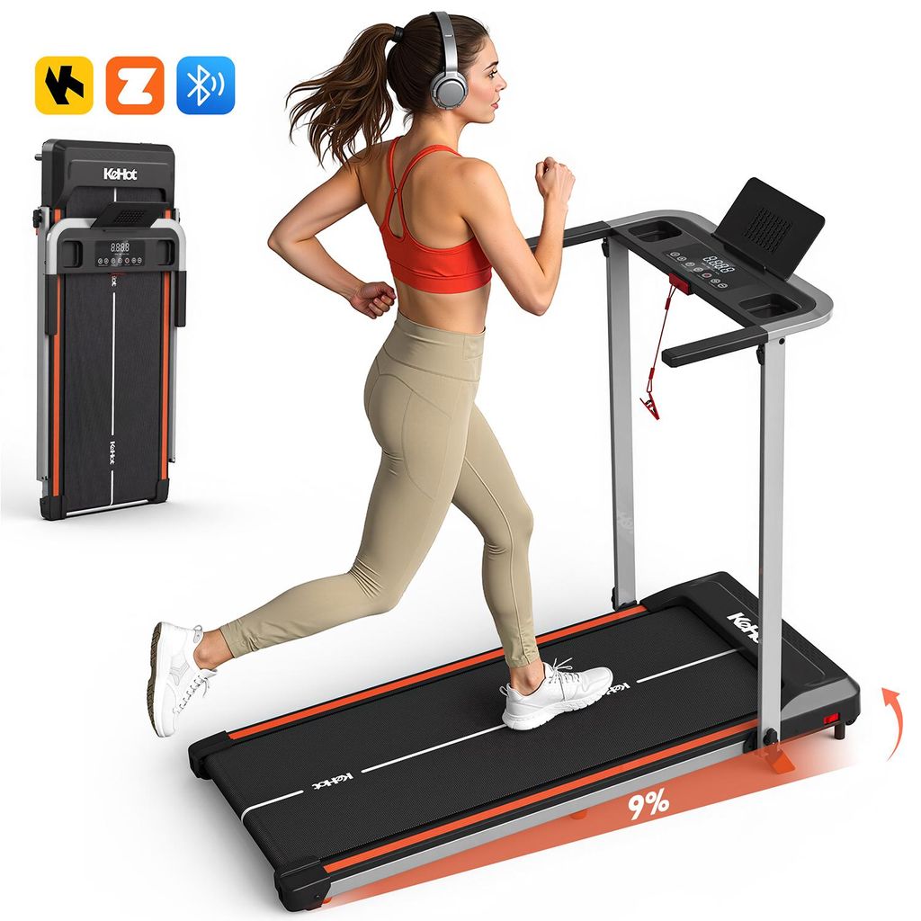 Kehot Laufband mit APP & Neigung, 1–12 km/h, Bluetooth Produktbild 