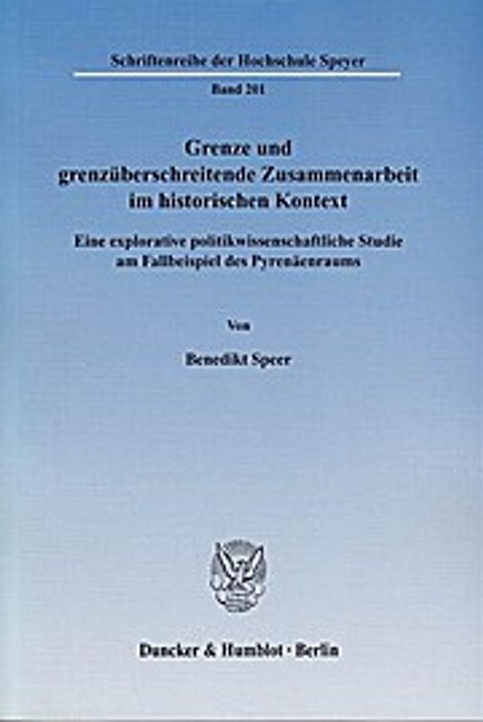 Speer, B: Grenze im historischen Kontext