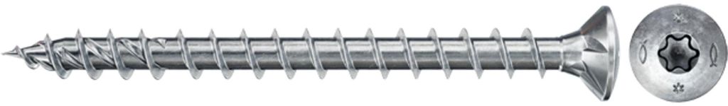 fischer Spanplattenschraube Power-Fast II 5,0x35 Senkkopf, Schraube