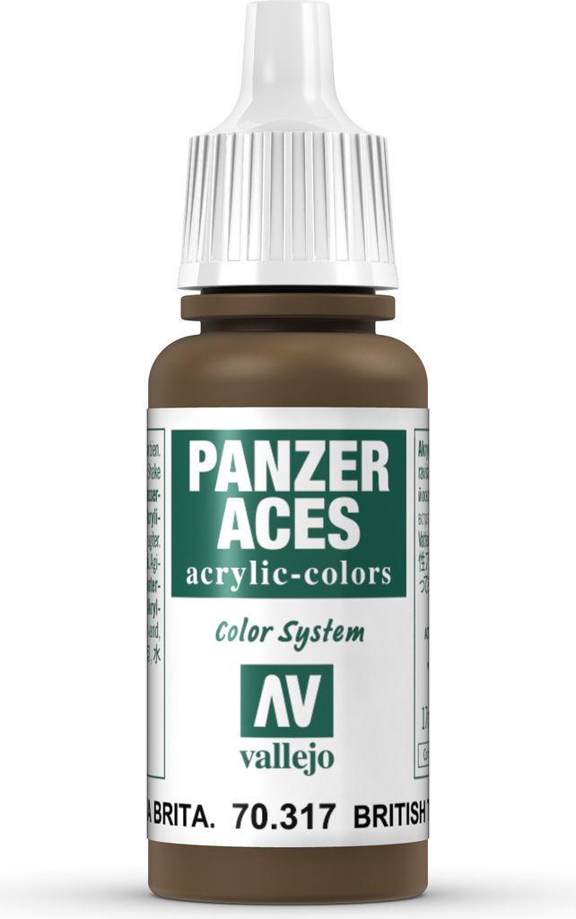Vallejo 70.317, 17 ml, Braun, Matte, Flasche Produktbild 