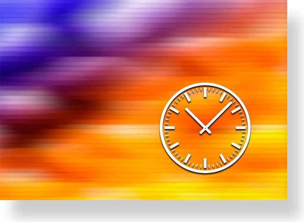 Horloge murale moderne Dixtime 3966 : lisez l'heure sans reflet ni bruit