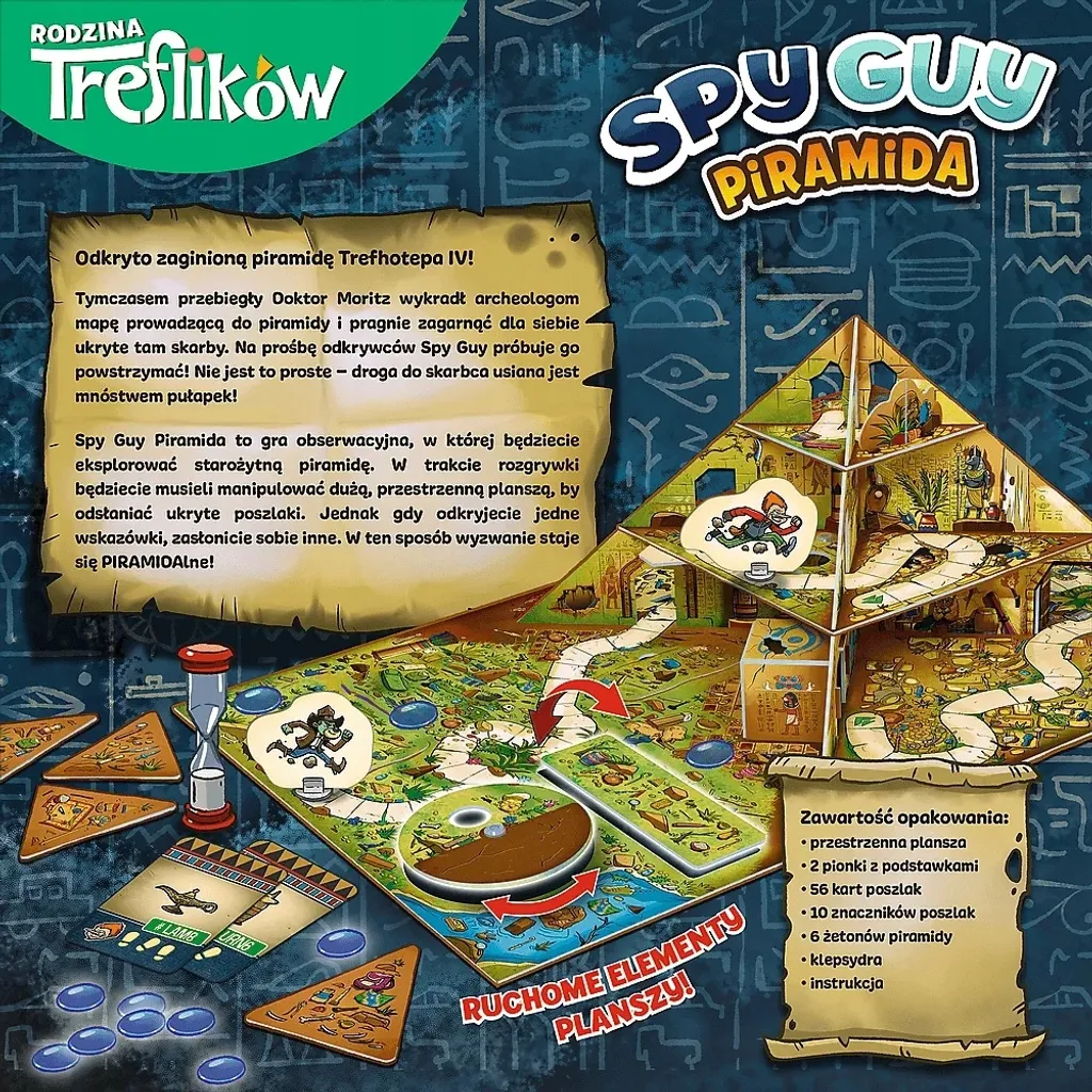 Jeu coopératif Spy Guy Pyramid avec plateau 3D interactif