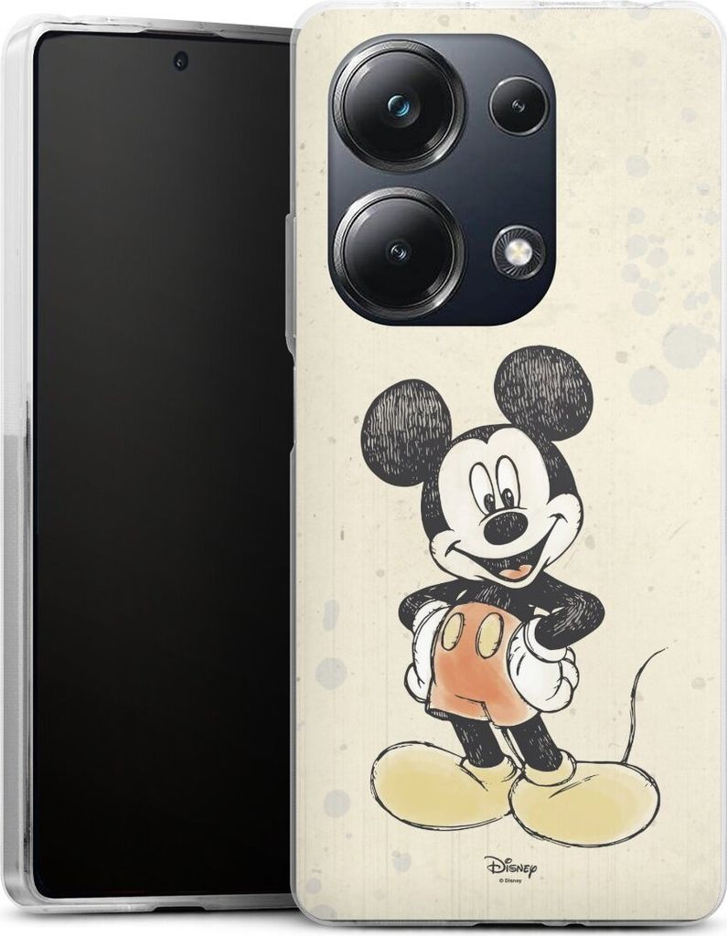 DeinDesign Handyhülle für Xiaomi Poco M6 Pro Silikon Hülle Case Smartphone Schutzhülle Mickey & Minnie Mouse Offizielles Lizenzprodukt Wasser...