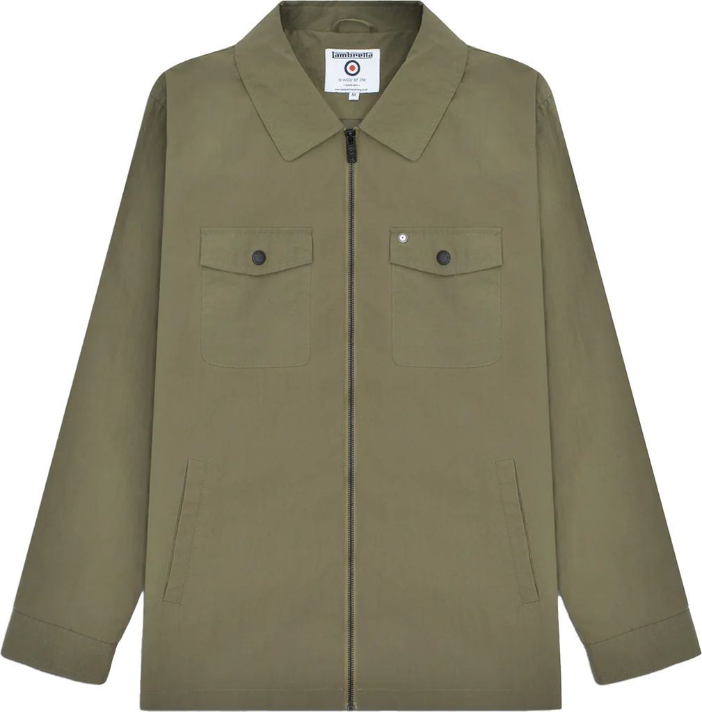 Lambretta - "Kalmar" Jacke für Herren LB300 (L) (Khakigrün)