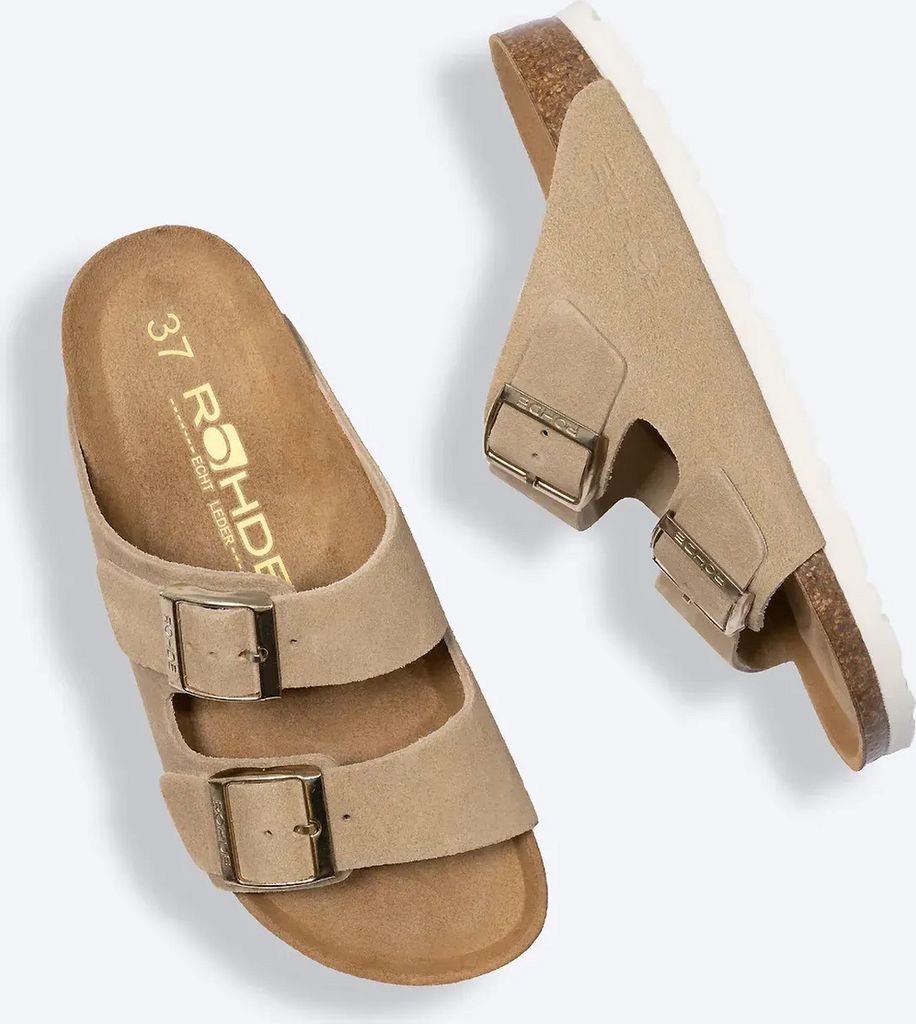 Rohde Sunnys N12 - Elfenbein Veloursleder Größe: 39 Normal Produktbild 4