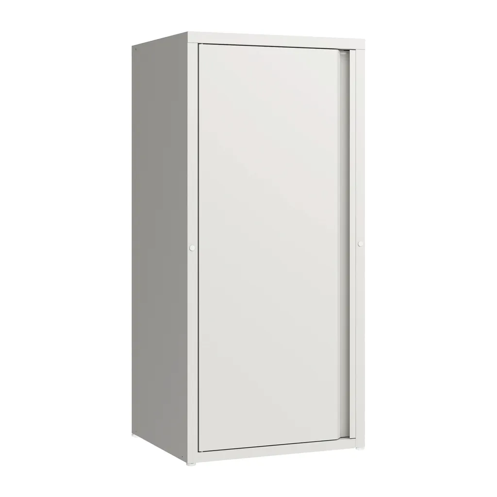 Armoire métallique Burlöv design industriel compact 1 porte et 2 rayons