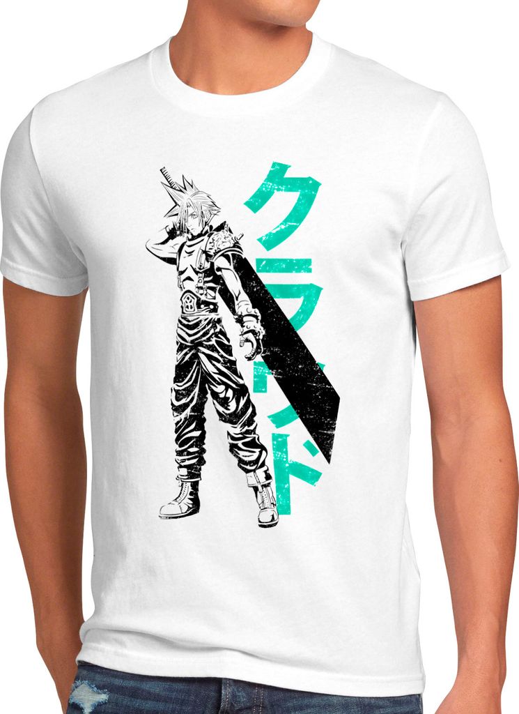 style3 Mercenary Herren T-Shirt anime cloud chocobo sephiroth
