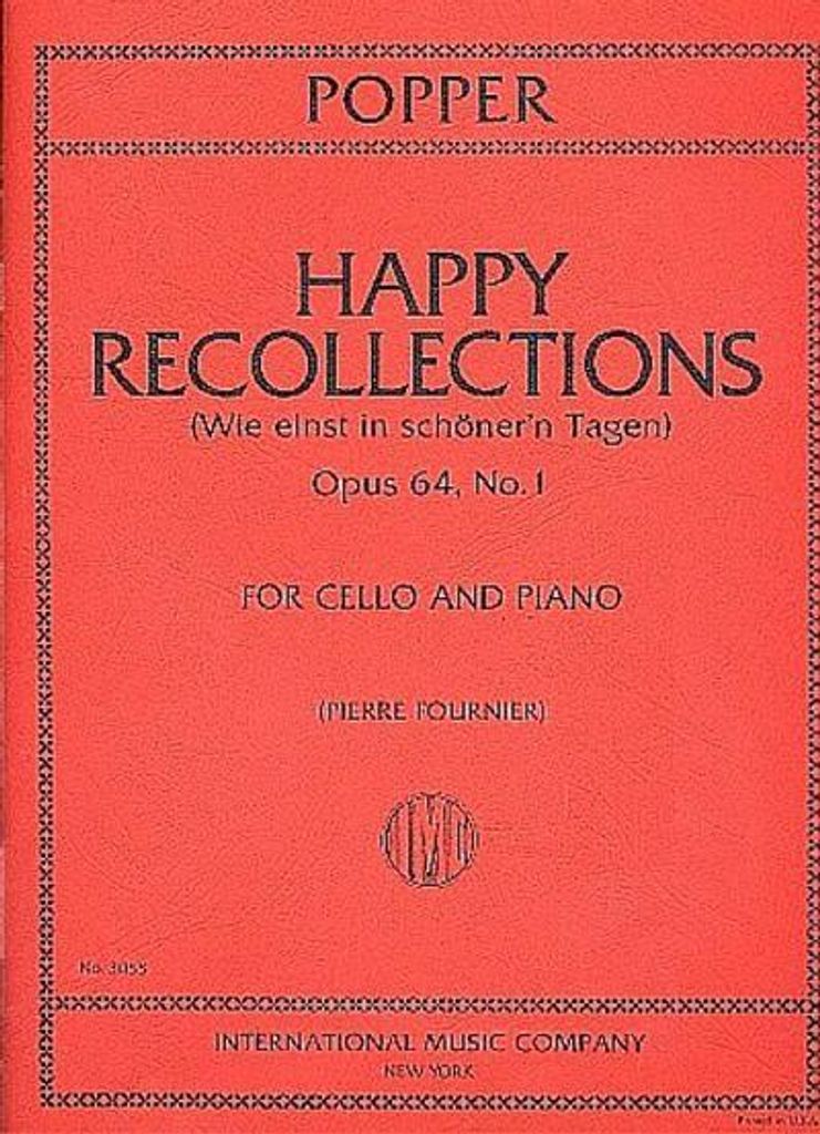 Happy Recollections op.64,1for violoncello and piano