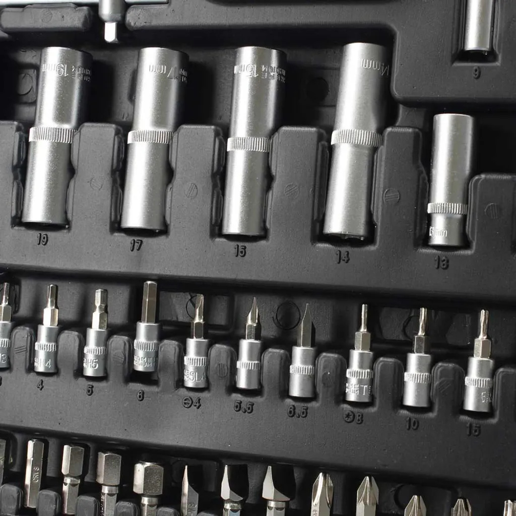 Coffret à Outils Noir Ferrestock FSK SOC108 de 108 Pièces One Size - 6