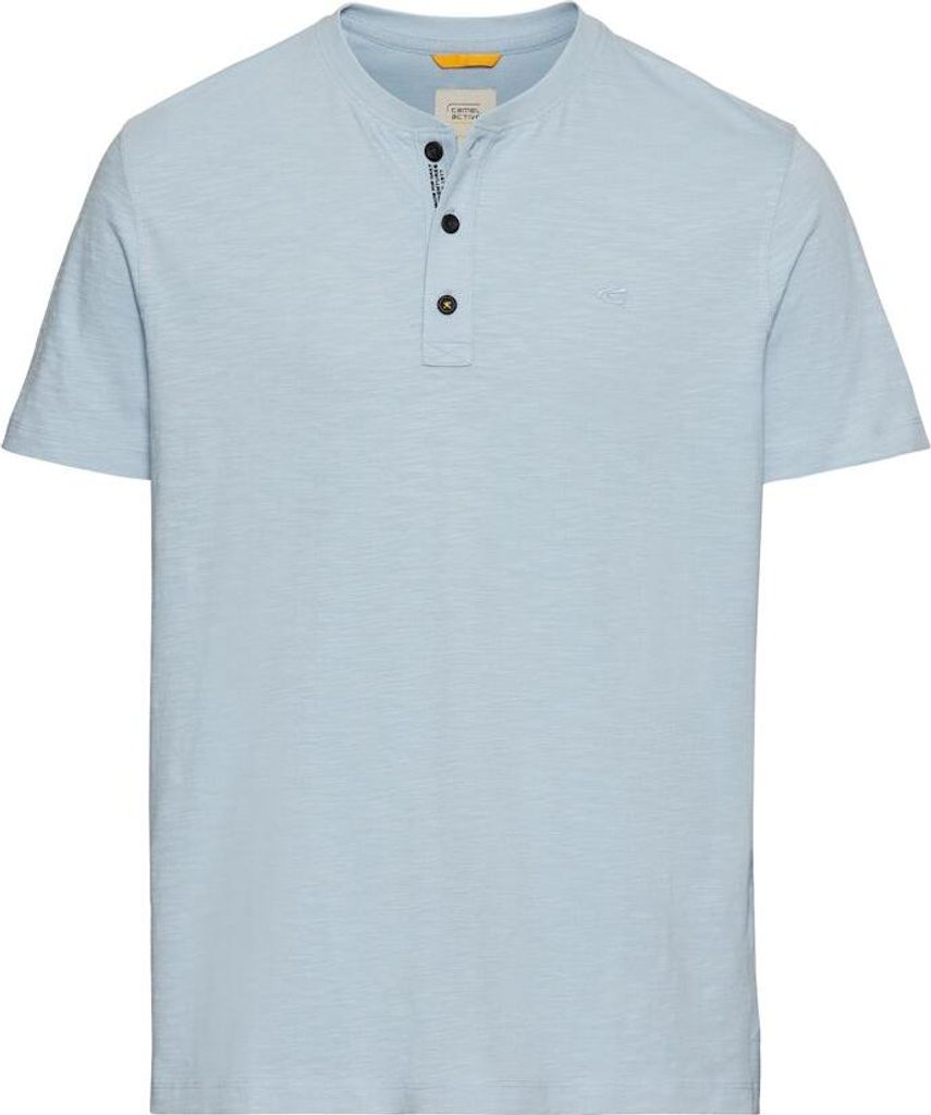 Kurzarm Henley aus Organic Baumwolle