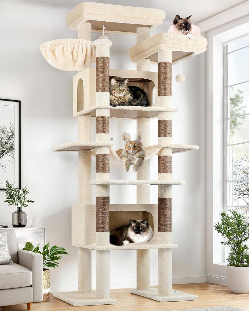 Kattenboom - Krabpaal - Klimpaal - Kattenhuis - Kattentoren Productafbeelding 