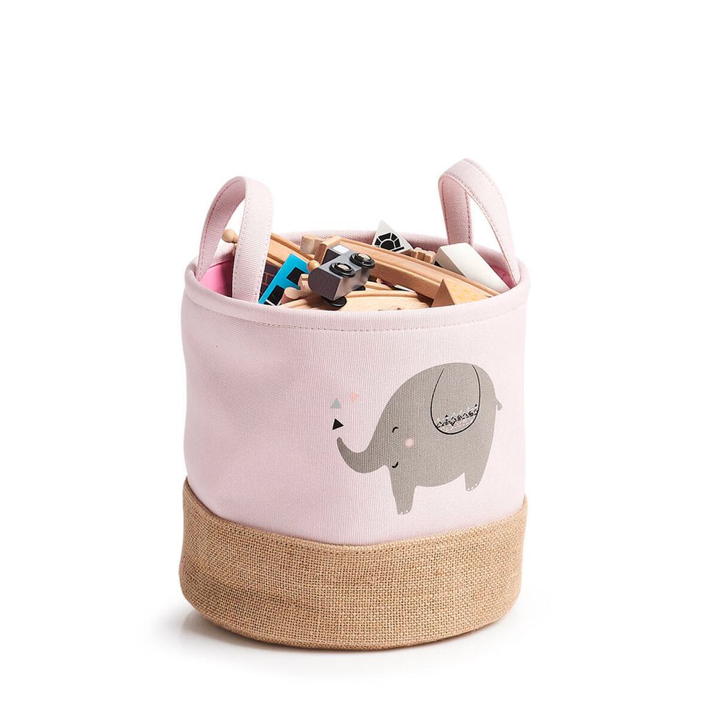Zeller 14276 Aufbewahrungskorb 'Elefant', Polyester/Jute, Produktbild 3