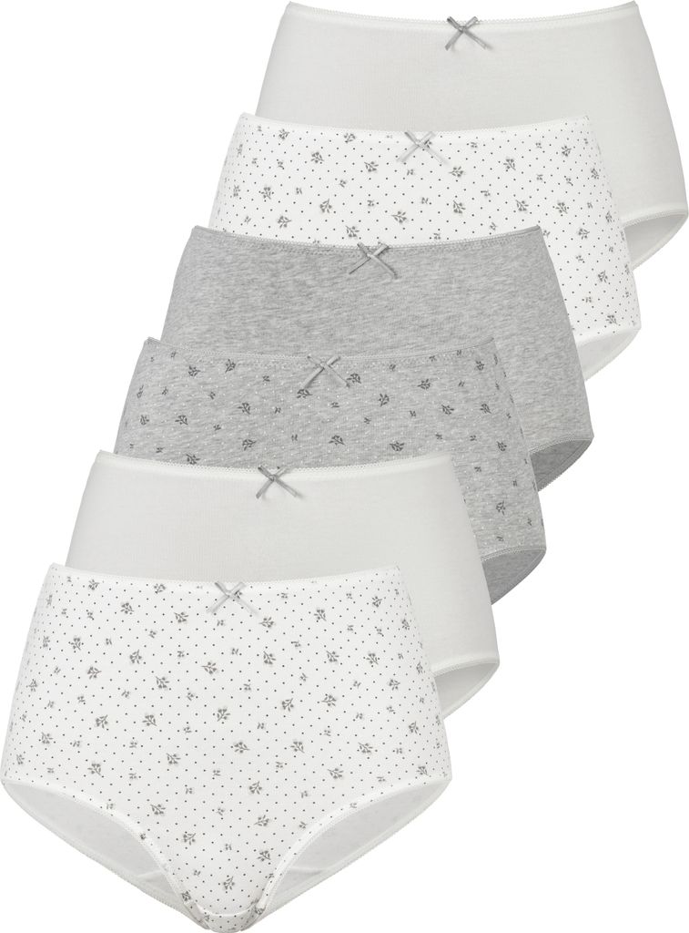 PETITE FLEUR Taillenslip grau, creme Größe 36/38