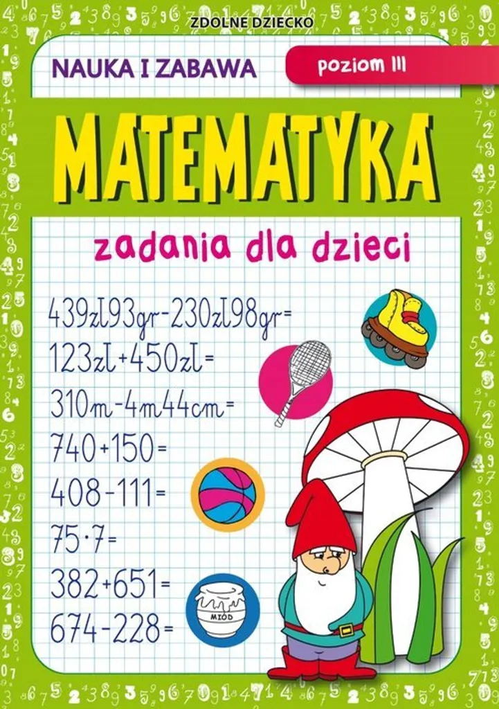 Cahier de soutien scolaire en mathématiques Niveau 3 langue polonaise