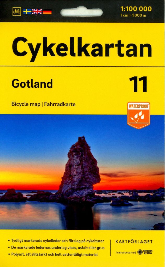 Cykelkartan Blad 11 Gotland 1:100000 Produktbild 