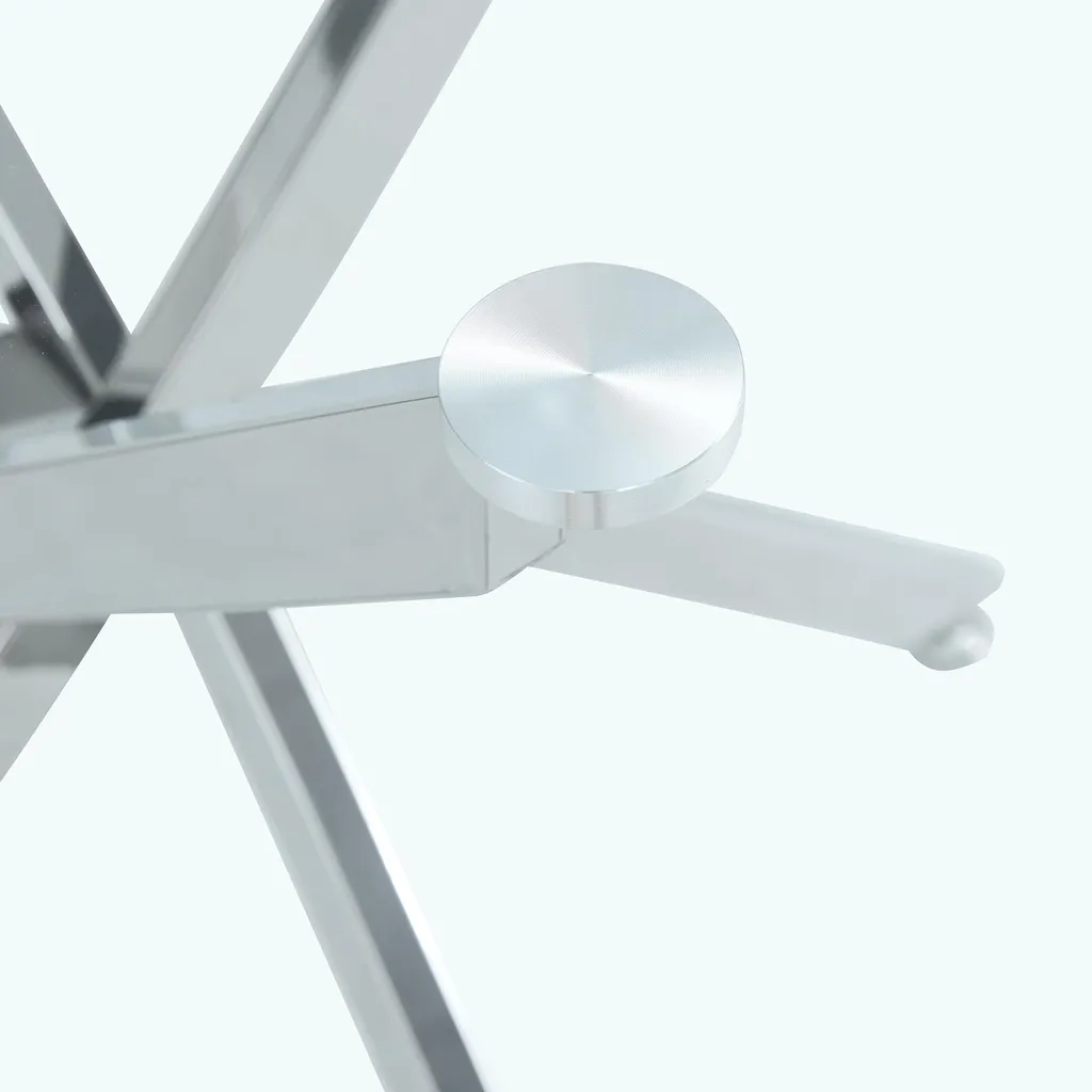 Table salle à manger compacte en verre : la solution pour petits espaces - 14