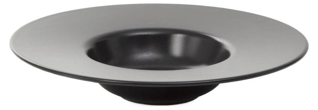 Assiette Homla FAMELIO Black pour pâtes, 28 cm Image du produit 