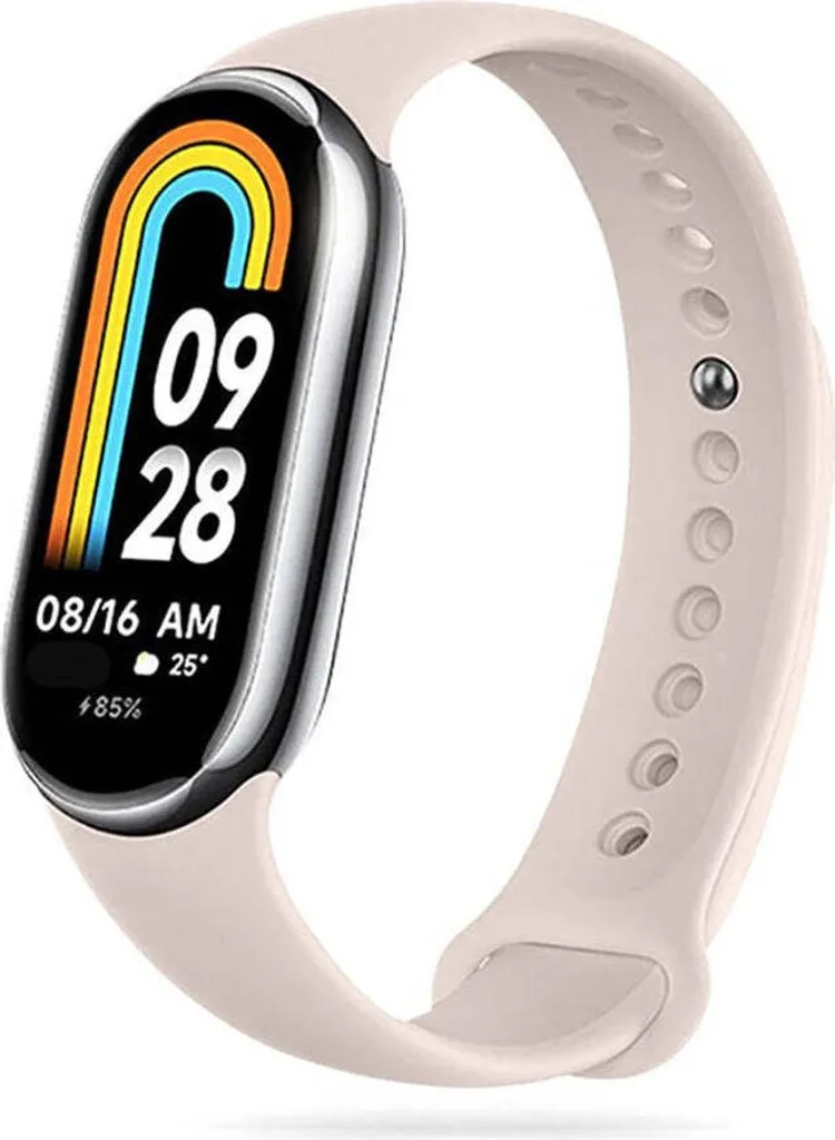 Xiaomi Smart Band 8 Or Champagne - Montre Sportive Chic pour Femmes