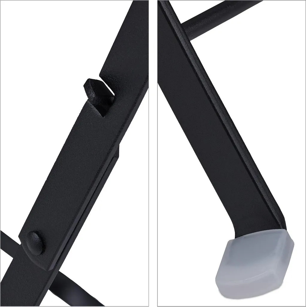 Table de balcon pliable noire : la solution idéale pour les petits balcons - 9
