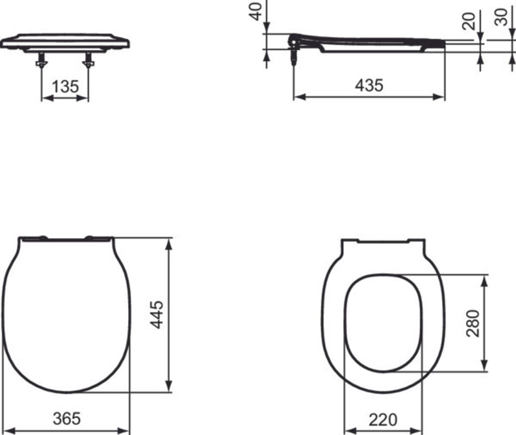 WC-Sitz Connect Air Wrapover Softclosing Weiß Produktbild 12