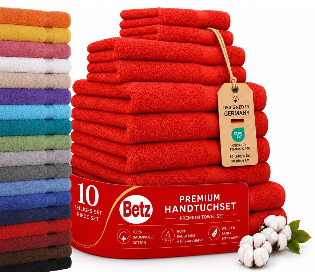 Betz Premium Classic Frottier Handtuch-Set 10-teilig - 2X Produktbild 