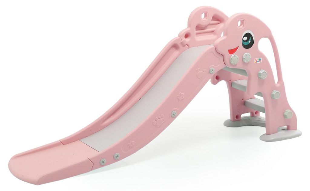 Baby Vivo Kinderrutsche / Rutsche - Delfin in Rosa Produktbild 