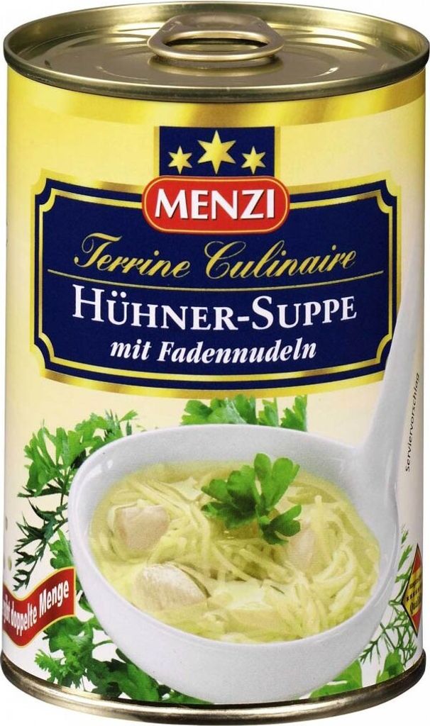Menzi Hühnersuppe Nudeln konzentriert 425ml Produktbild 