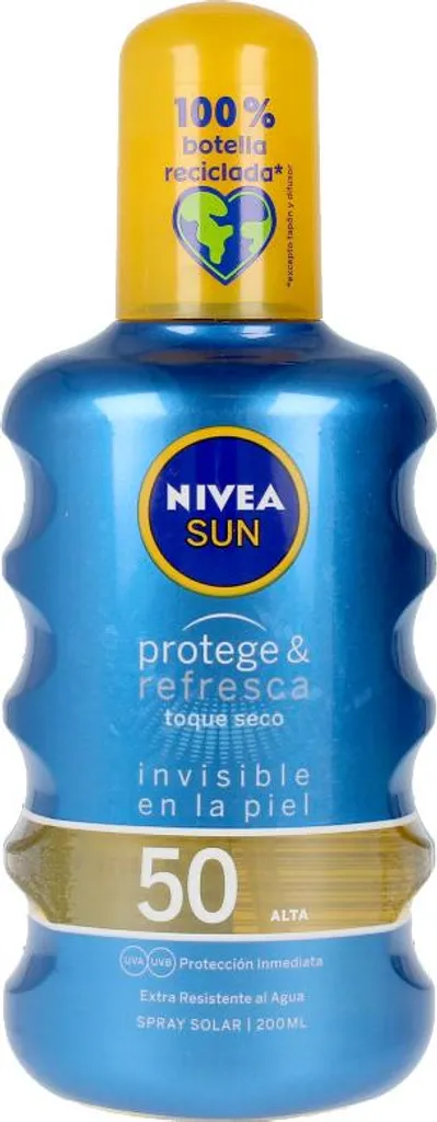 Spray Solare Nivea SPF50 Protect & Refresh - Pelle Radiosa e Protetta - 3